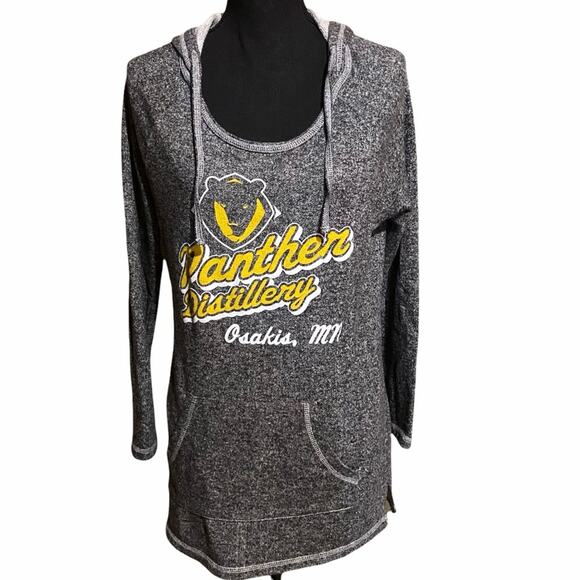 Panther Distillery MN Hooded Sweatshirt Graphic Top Women's M Medium - Picture 1 of 8